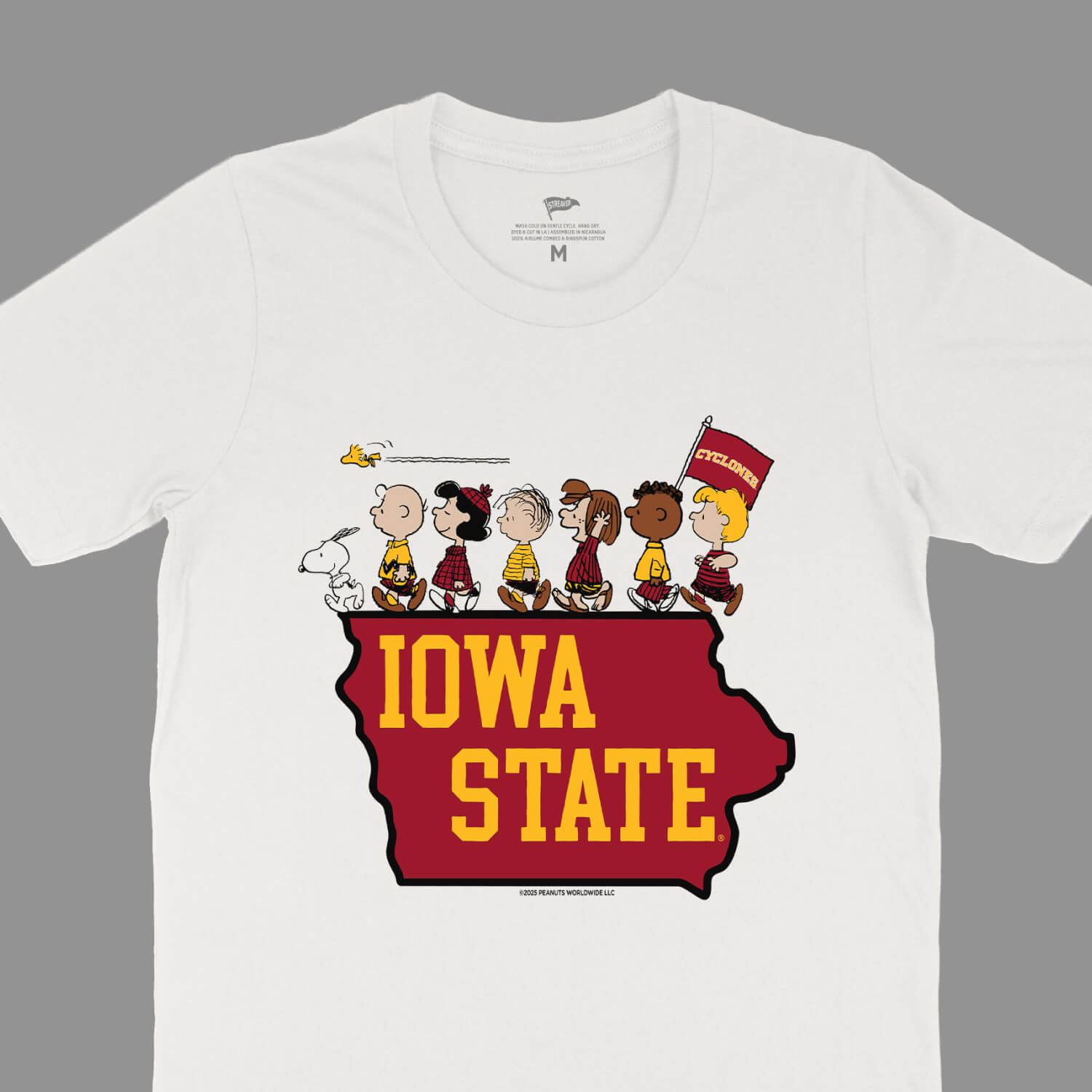Peanuts x Iowa State White The Gang Short Sleeve T-Shirt